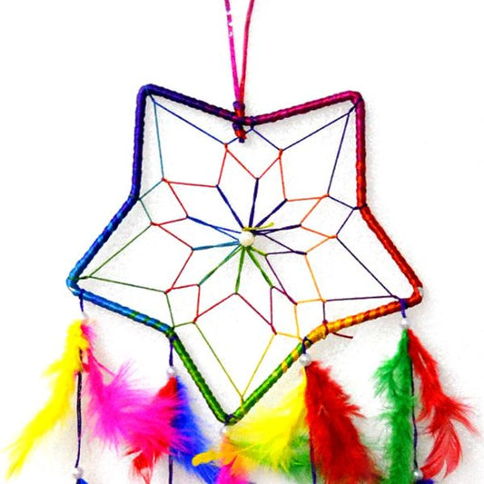Star Shape Dream Catcher Wall Hanging for Positive Energy