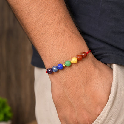 Seven Chakra Healing Crystal Stone Rakhis