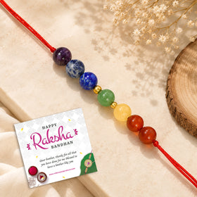 7 Chakra Crystal Stone Rakhi