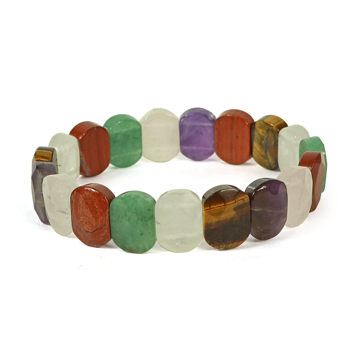 7 Chakra Crystal Bracelet | Natural Healing Gemstone Bracelet for Balance & Energy