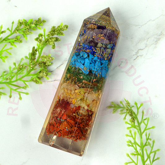 Natural Orgone Pencil / Tower 8 cm