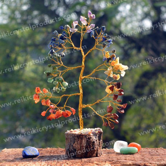 Natural Crystal Stone Tree 100 Beads