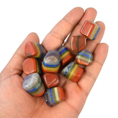 7 Chakra Bonded Tumble Stone