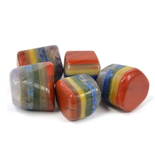 7 Chakra Bonded Tumble Stone