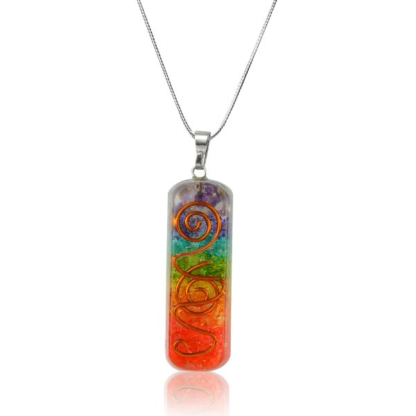 7 Chakra Orgone / Orgonite Pendant
