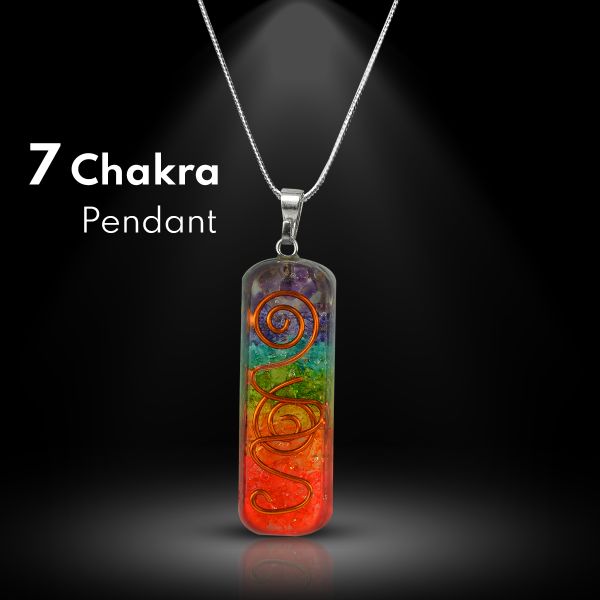7 Chakra Orgone / Orgonite Pendant