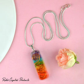 7 Chakra Orgone / Orgonite Pendant