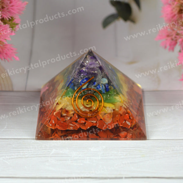 Natural Orgone / Orgonite Pyramid 40 mm