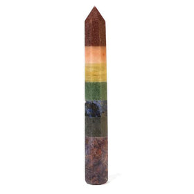 7 Chakra Bonded Towers / Pencil & Obelisks