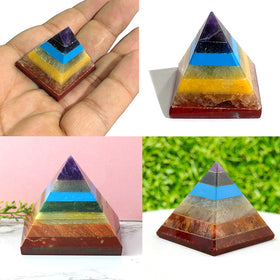 7 Chakra Bonded Pyramid