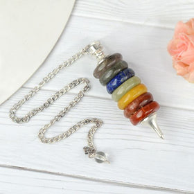 7 Chakra Ring Shape Dowser - Pendulum