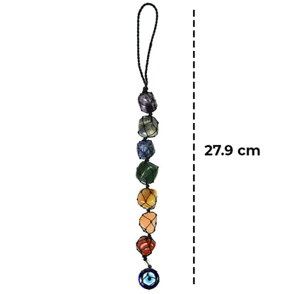 7 Chakra Tumble Stone Hanging