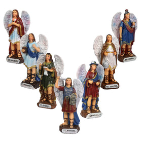Archangel 7 Pc Statue Set – Seven Archangels Spiritual Angel Figurines