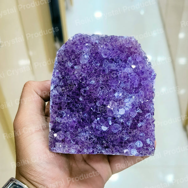 Natural Amethyst Geode Cluster Crystal Stone Raw Rough 800 to 900 Gram