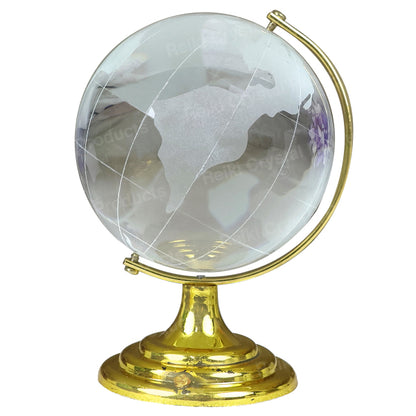 Vastu / Feng Shui Crystal Glass Globe Showpiece