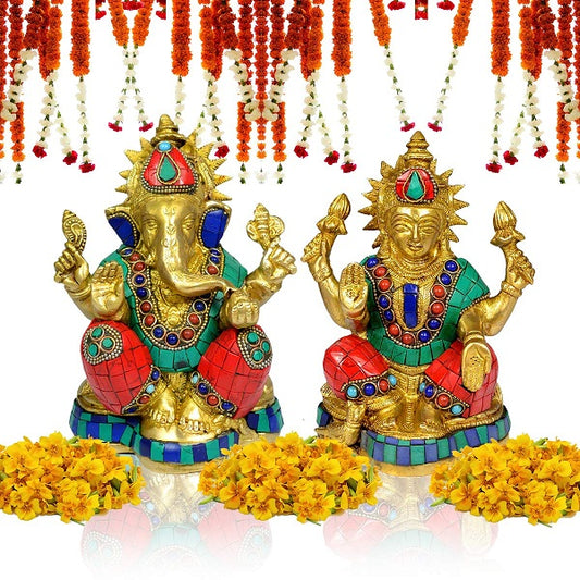 Brass laxmi Ganesha god for Home Decor, Gifting -3250-3300 Gram