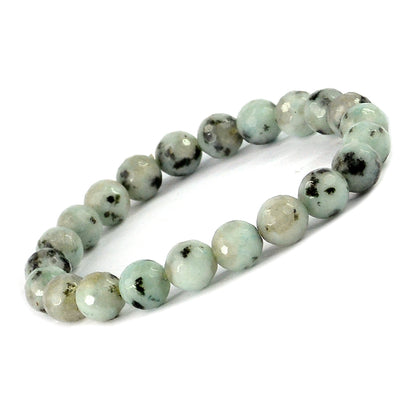 Kiwi Moonstone Crystal Bracelet | Natural Healing Gemstone Bracelet for Balance & Intuition