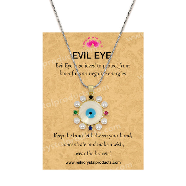 Evil Eye Round Pendant