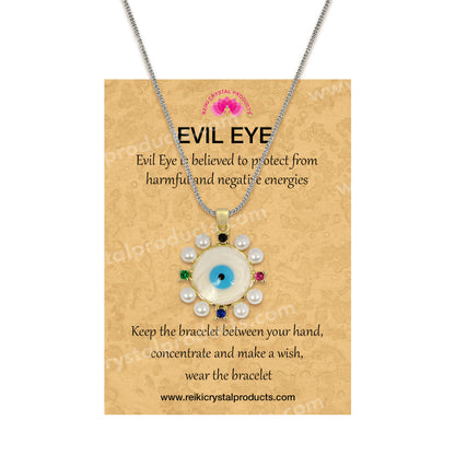 Evil Eye Round Pendant