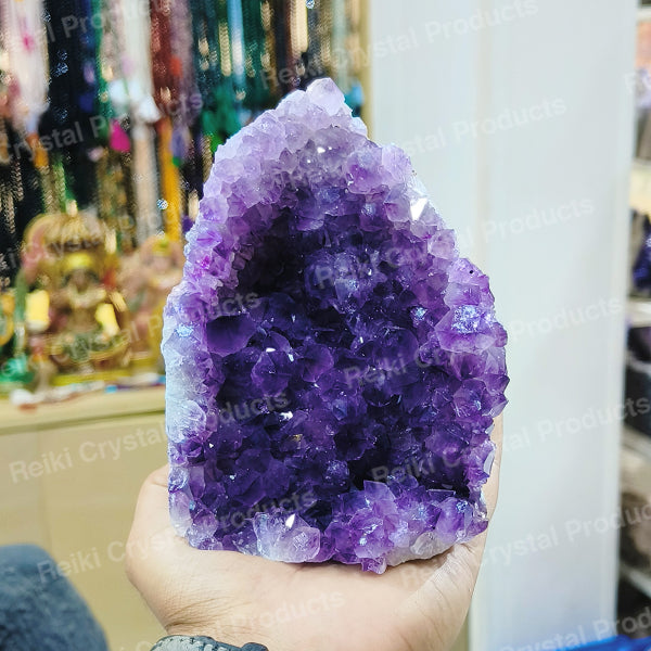 Natural Amethyst Geode Cluster Crystal Stone Raw Rough 900 - 1000 Gram