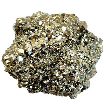 Certified Natural Pyrite Raw / Rough Cluster / Peru Pyrite -1000 gram