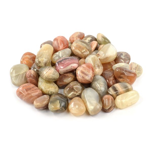 Multi Moonstone Superior Tumble Stone