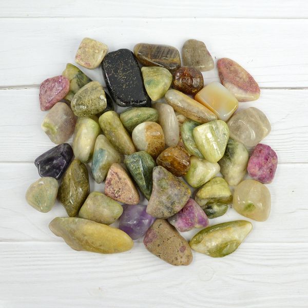 Multi Tourmaline Tumble Stone