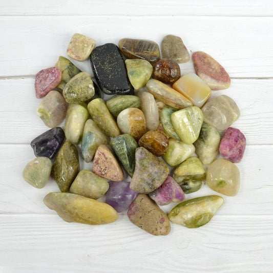 Multi Tourmaline Tumble Stone
