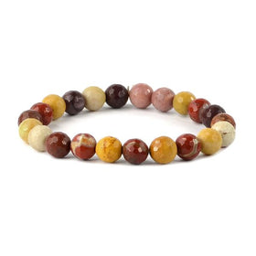 Mookaite Jasper Crystal Bracelet | Natural Healing Gemstone Bracelet for Vitality & Grounding