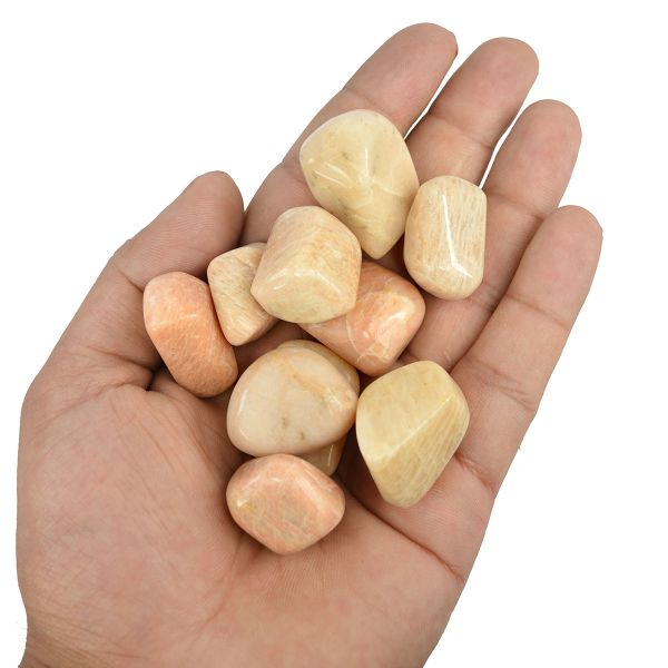 Peach Moonstone Tumble Stone