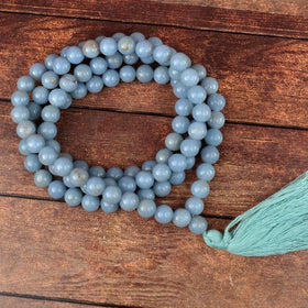 Angelite Crystal Mala
