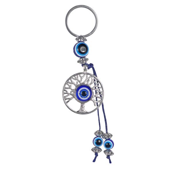 Evil Eye Keychain – Nazar Protection Charm for Keys, Car, Bags & Posit