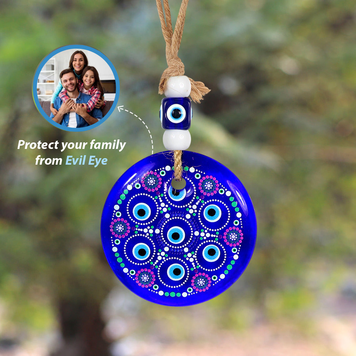 Evil Eye Nazar Wall Hanging Spiritual Home Decor