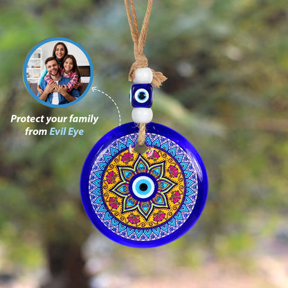 Blue Evil Eye Hanging Nazar Wall Decor Protection Charm