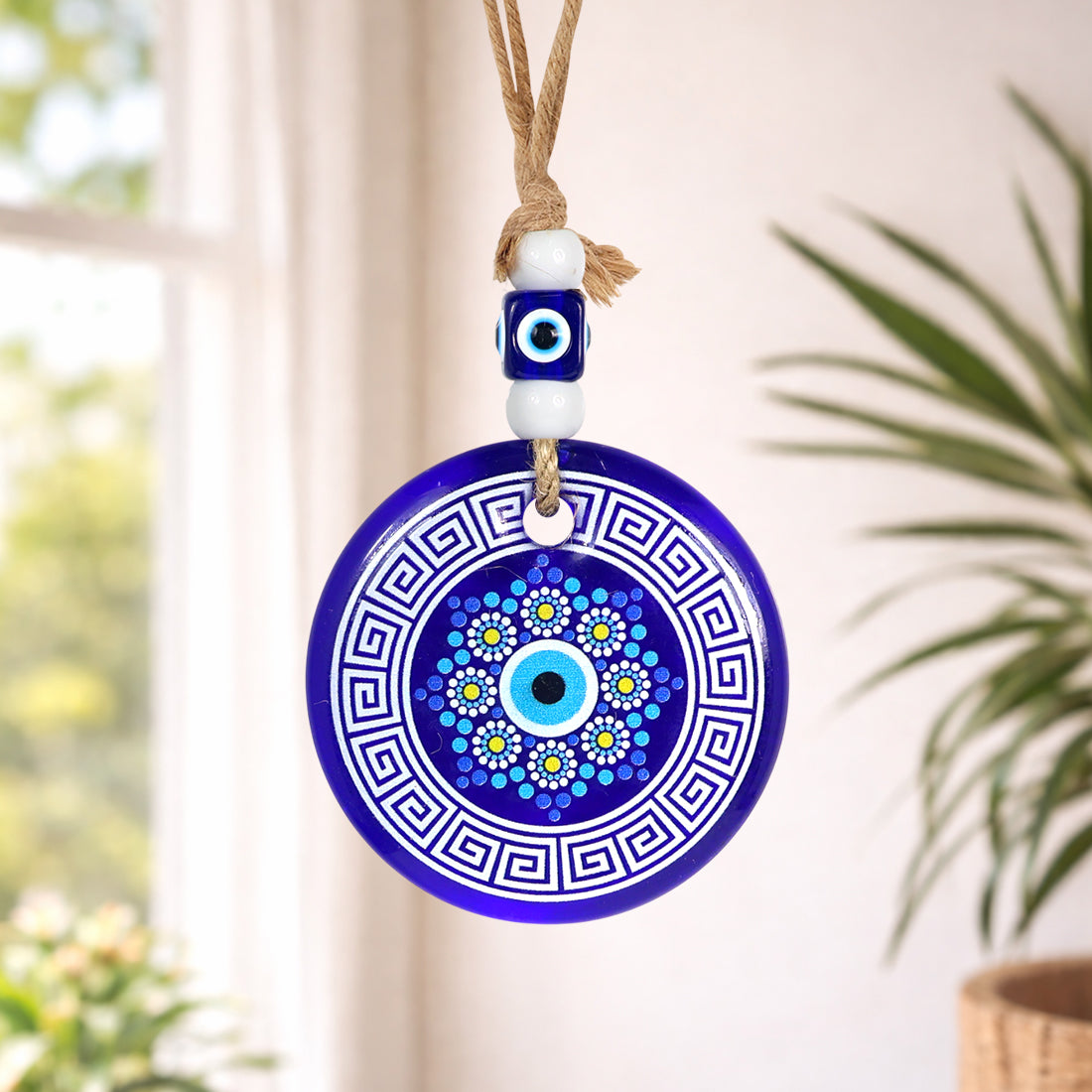 Blue Evil Eye Hanging Nazar Wall Decor