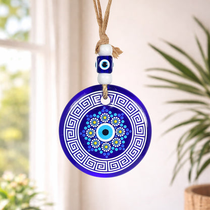 Blue Evil Eye Hanging Nazar Wall Decor