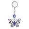 Butterfly-Evil Eye-Keychain-AP-22