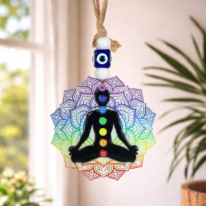 7 Chakra Evil Eye Wall Hanging