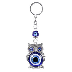 Owl-Evil Eye-Keychain