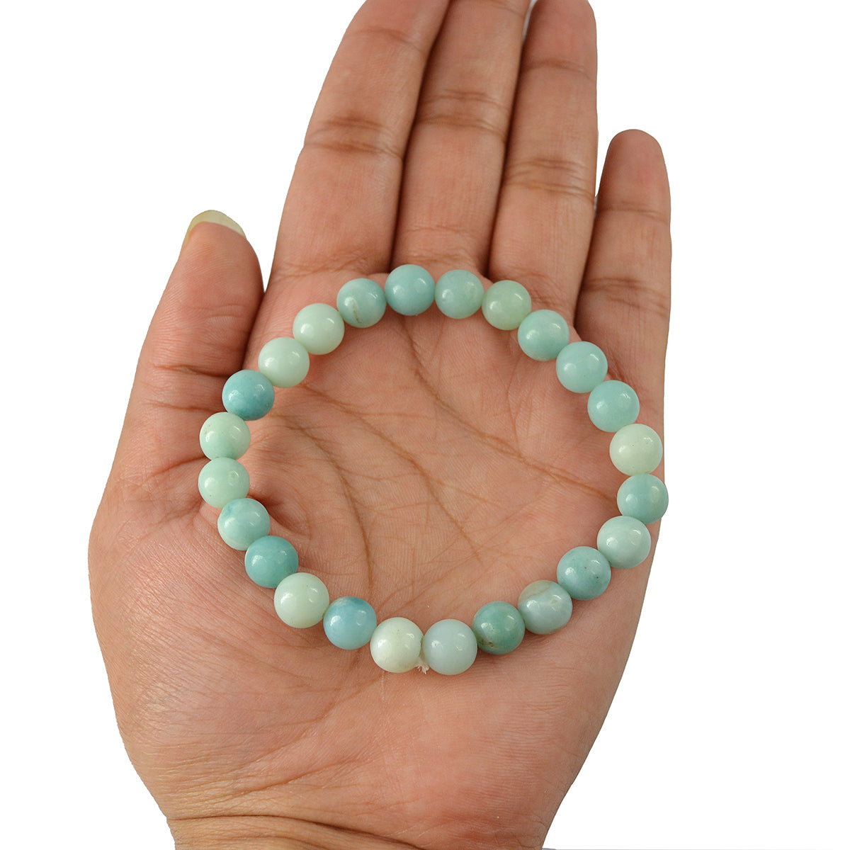 Amazonite AA Crystal Bracelet | Premium Healing Gemstone Bracelet for Courage & Truth