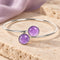 Amethyst Cuff Bracelet