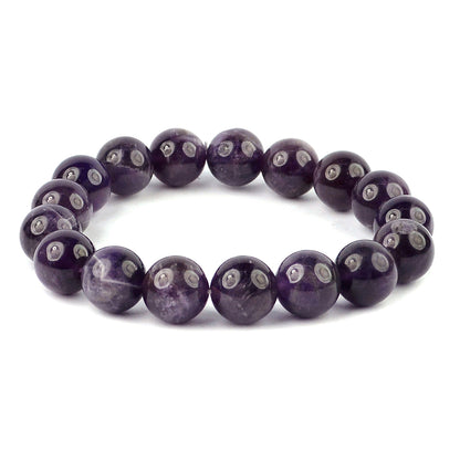 Natural Amethyst Bracelet | Reiki Charged | 6mm–12mm