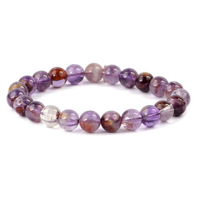 Super 7 Crystal Bracelet | Natural Healing Gemstone Bracelet for Spiritual Awakening & Healing