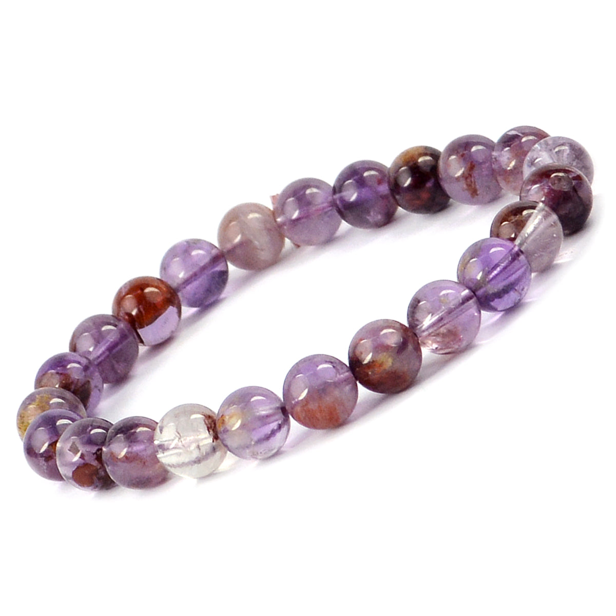 Super 7 Crystal Bracelet | Natural Healing Gemstone Bracelet for Spiritual Awakening & Healing