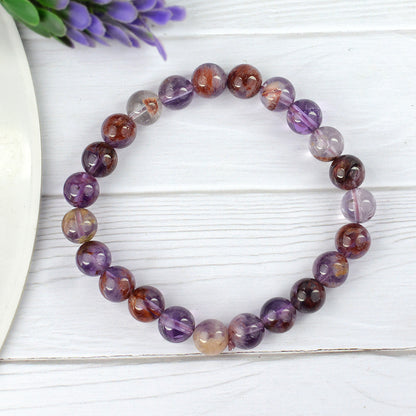 Super 7 Crystal Bracelet | Natural Healing Gemstone Bracelet for Spiritual Awakening & Healing