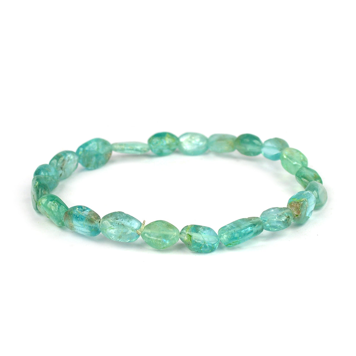 Apatite Crystal Bracelet | Natural Healing Gemstone Bracelet for Motivation & Clarity