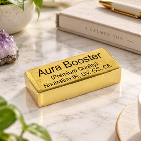 Brass Vastu Aura Booster | Pure Brass Vastu Energy Booster for Home, Office & Shop | Vastu Decorative Remedy for Positive Energy, Harmony & Spiritual Décor