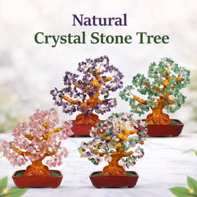 Natual Crystal Stone tree