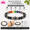 Black Onyx & 7 Chakra with Hamsa Charm Bracelet