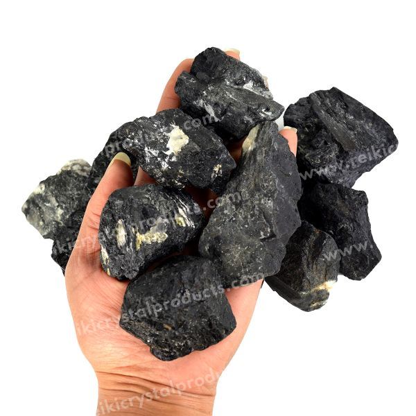 Black Tourmaline Rough Stone